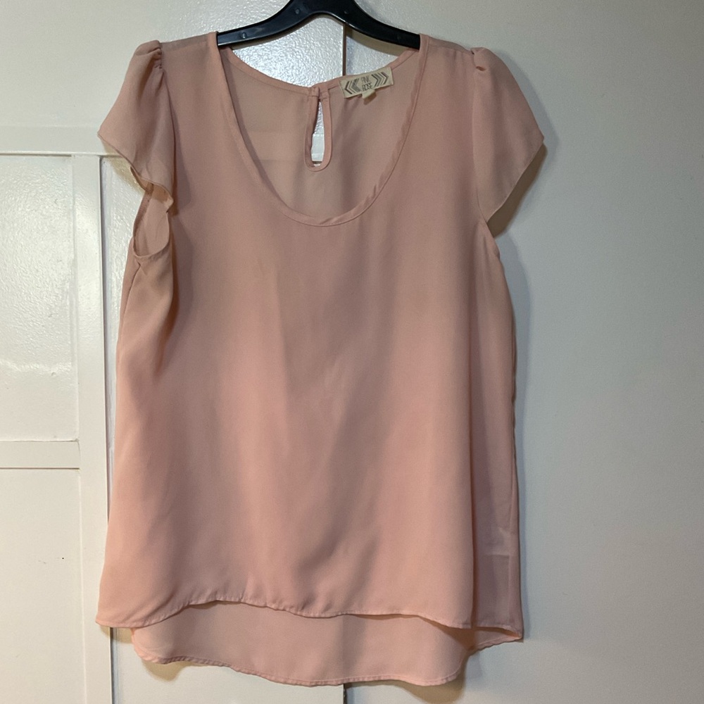 Pink Rose Women’s Shortsleeved Blouse